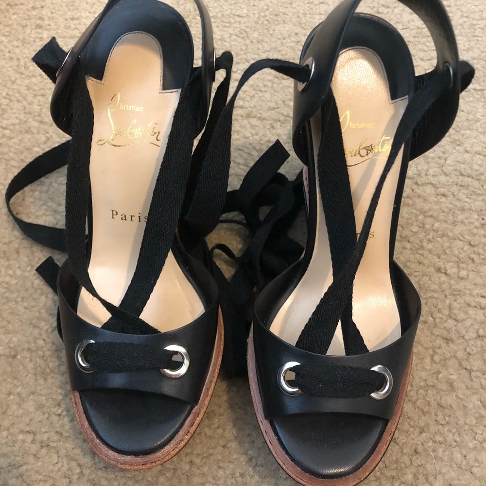 Christian Louboutin Black Andante 23658587 Wedges